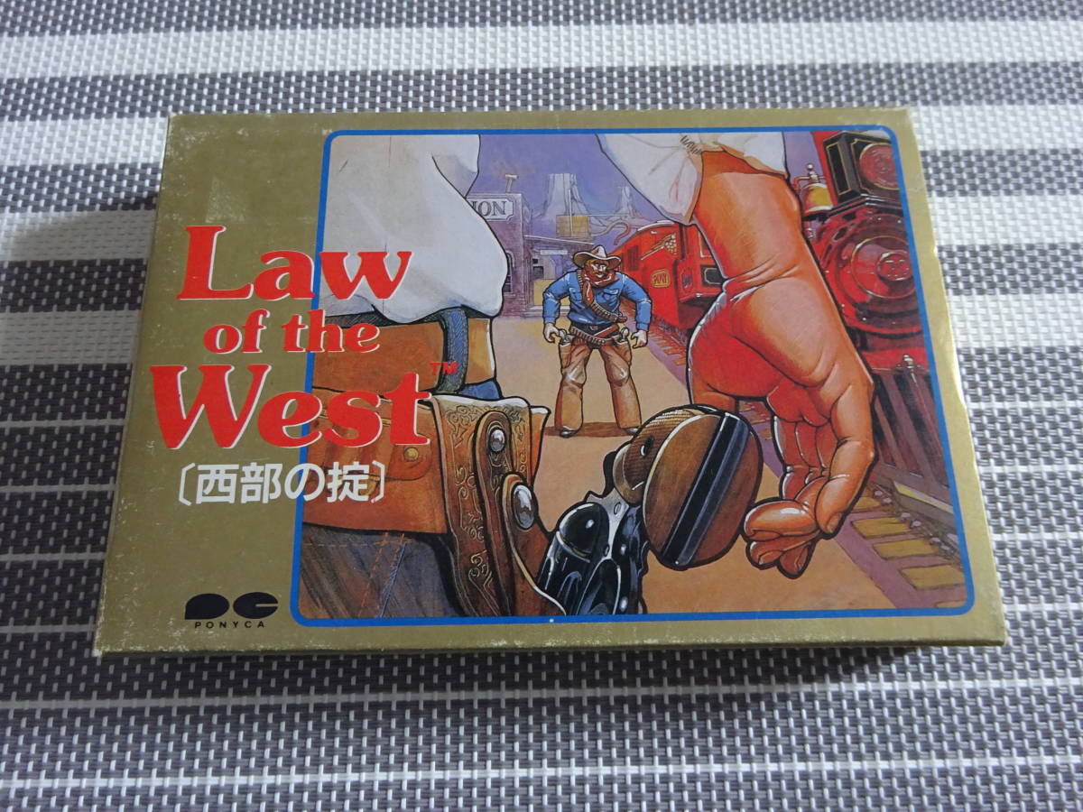 ファミコン　箱説あり　Law of the West 西部の掟　〈1949〉_画像1