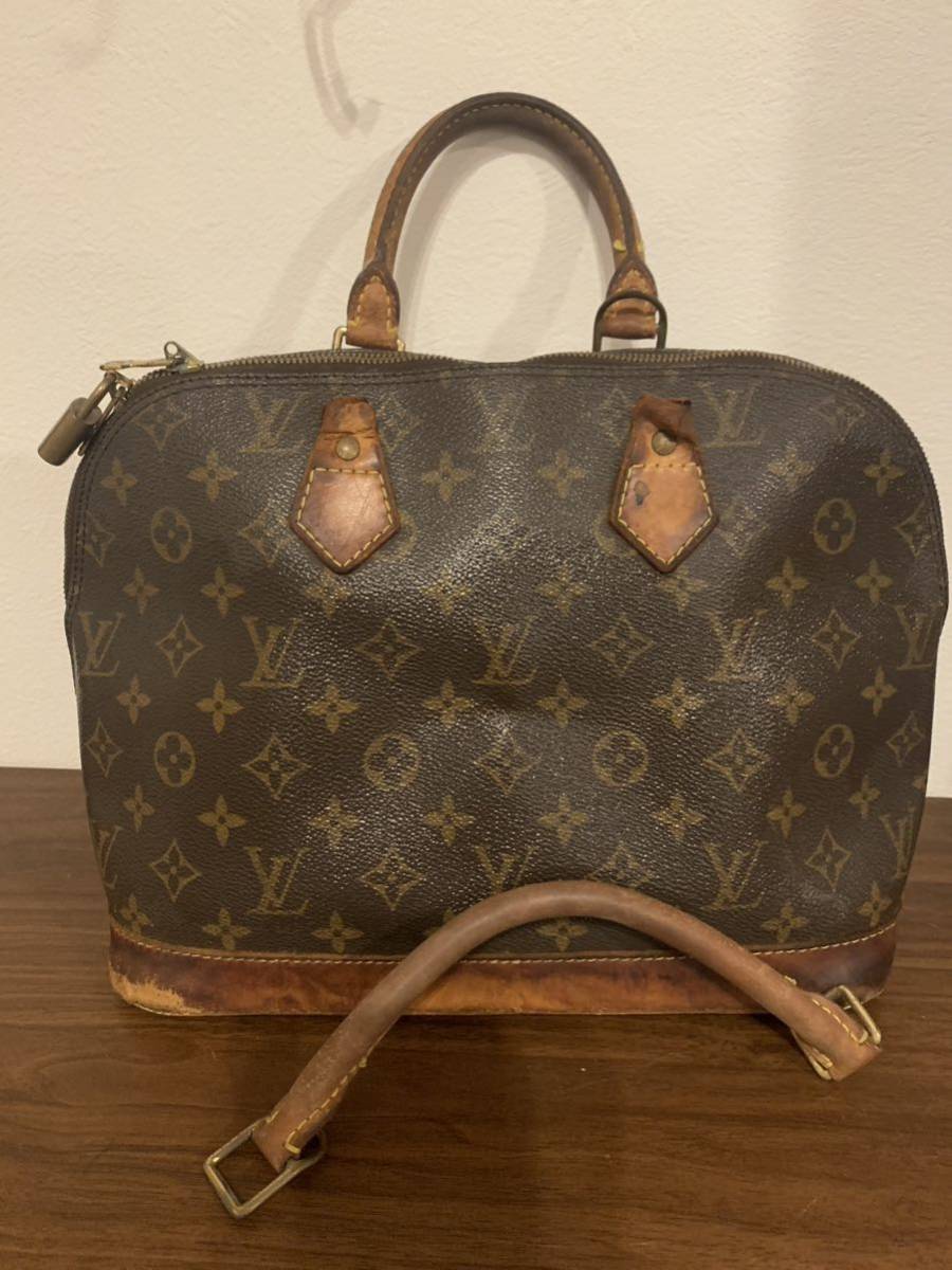 ジャンク品 ルイヴィトン LOUIS VUITTON ハンドバッグ M51130 アルマ