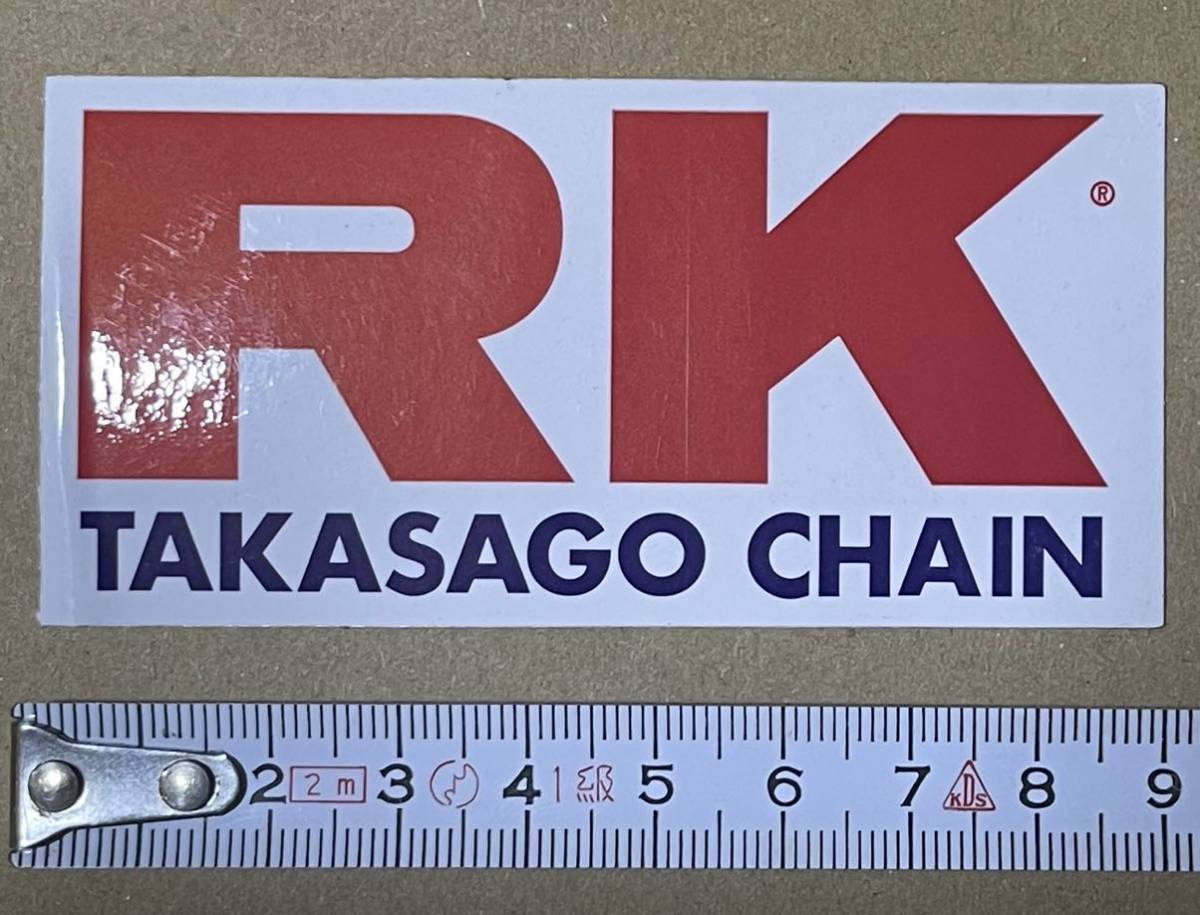 RK アールケー　TAKASAGO CHAIN タカサゴチェーン　ステッカー　未使用品　デカール　ラスト！_画像1