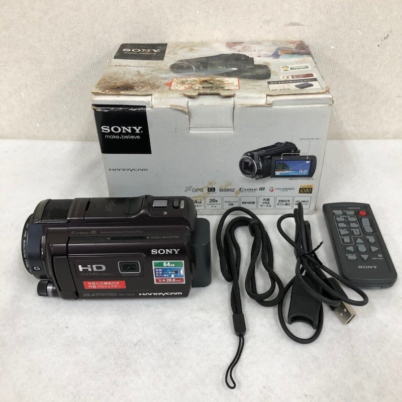 230502SK190001 【ジャンク品】 SONY ソニー デジタルHDビデオカメラレコーダー Exmor R HDR-PJ630Vの画像1
