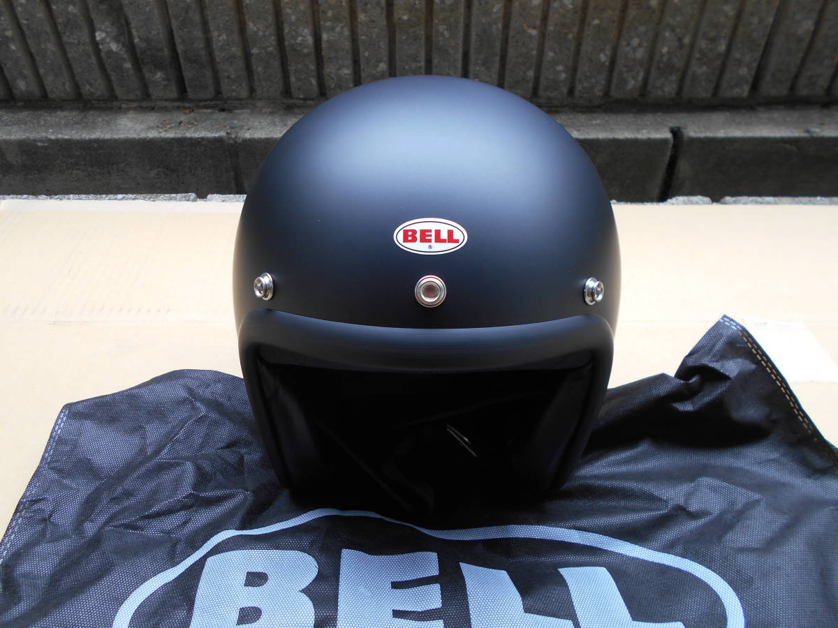 BELL 500-txj フラットブラック(艶消し黒)ジェットヘル-