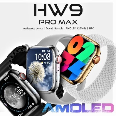 HW9 PRO MAX! ハイスペック! ベルト3本付! 美しいスリムボディー