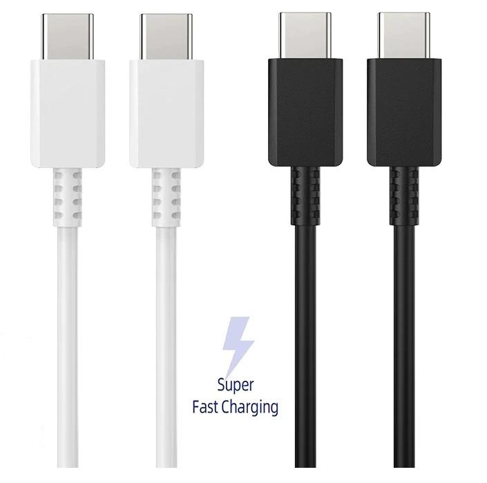 2m USB Type-C to Type-C ケーブル PD対応 3A クイックチャージ 急速充電 TypeC USB-C　充電 データ転送 ブラック_画像2