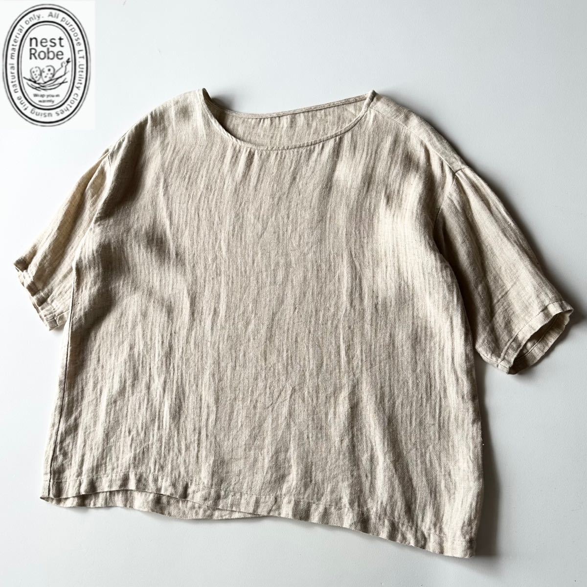 国内外の人気! Robe nest ネストローブ ゆったり ドロップショルダー