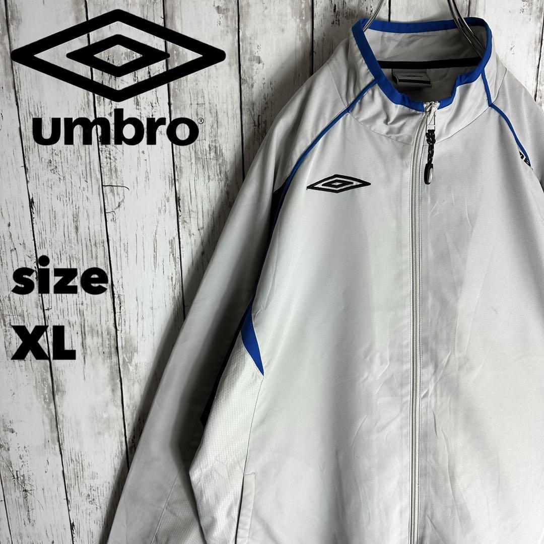 00s【UMBRO】アンブロ y2k ブルゾン ジャケット XL 刺繍ロゴ 古着