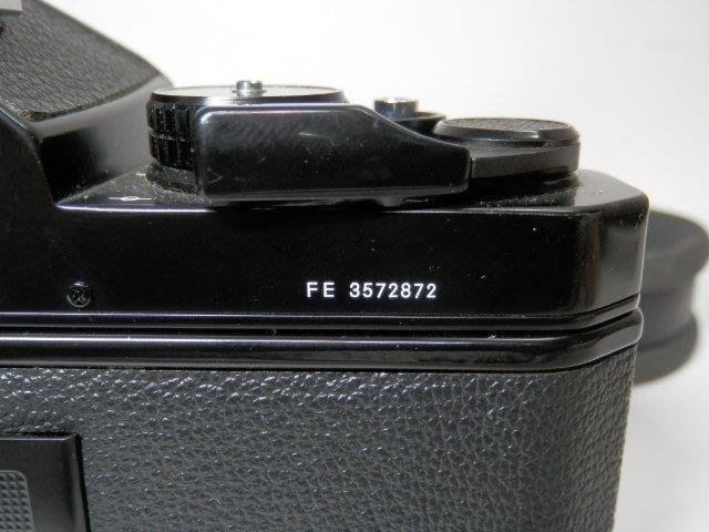 Nikon FE 黒 ブラック 動作品 良品 運賃着払 0616V1G_画像4