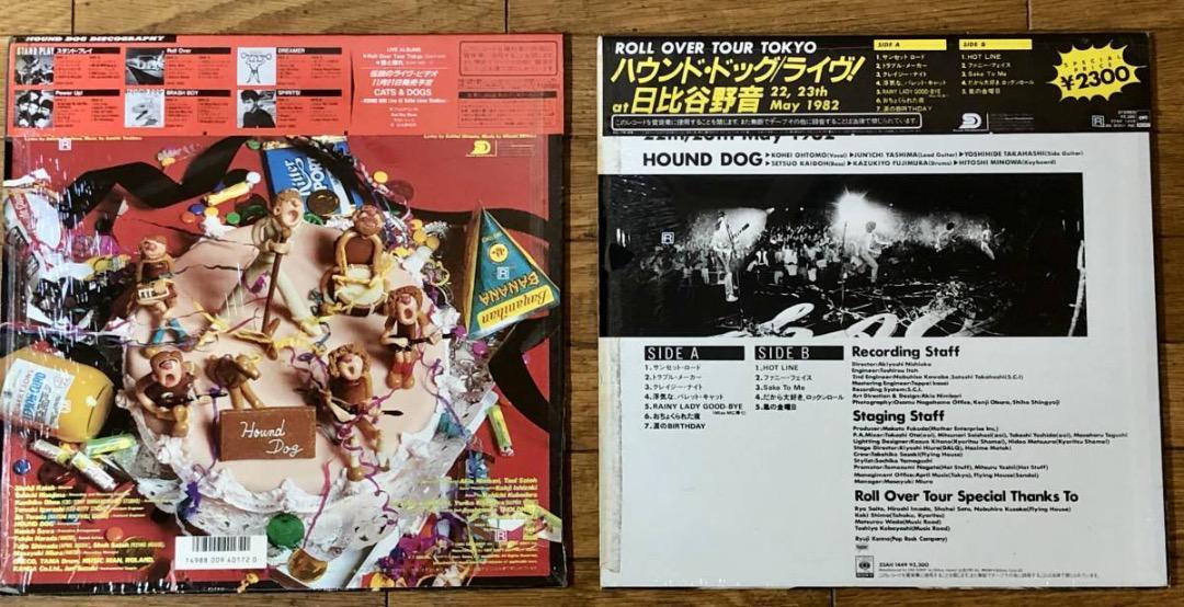 【良品フルセット】ハウンドドッグ LP/12single 8アルバム ①+②+③_画像9