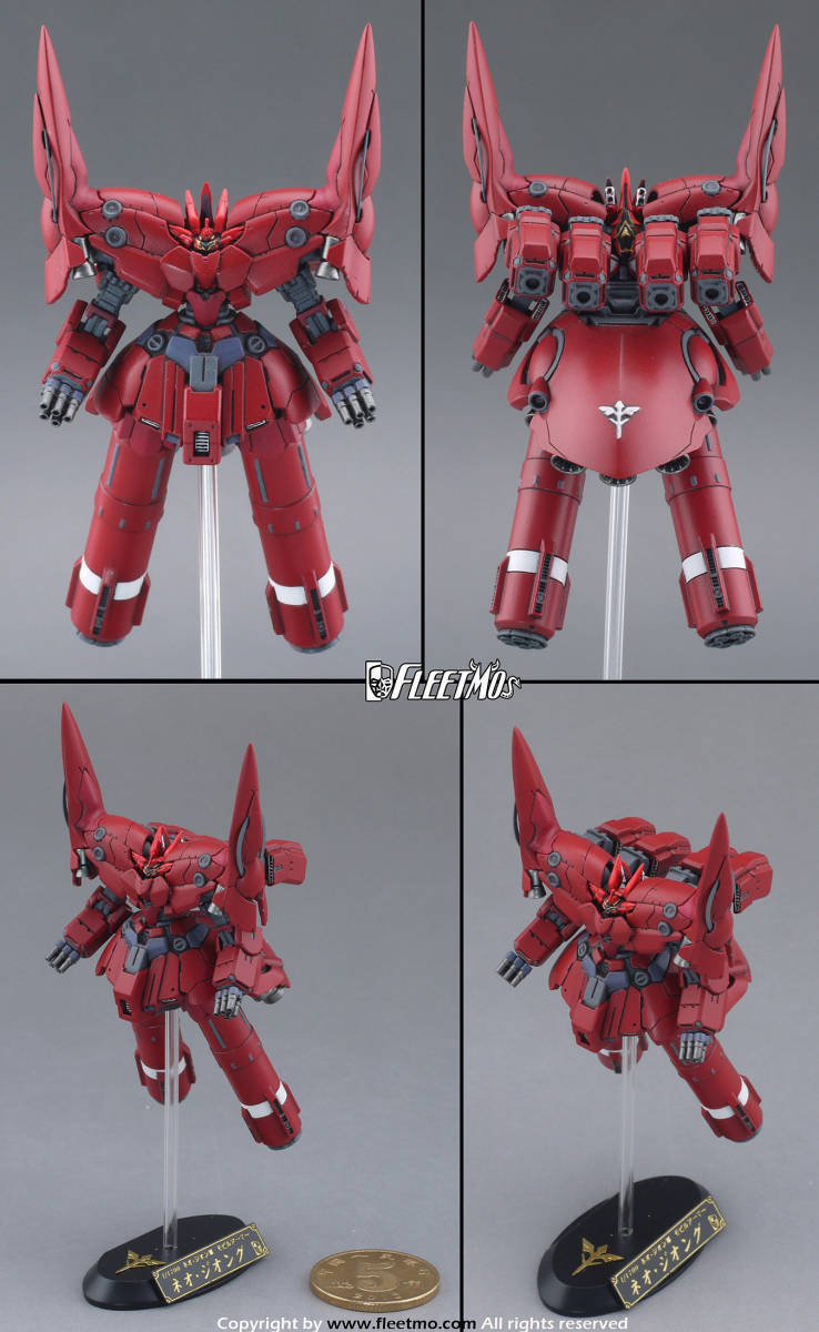 FLEETMO 1/1700 ネオ・ジオング ガレージキット ガレキ レジン FLEETMO 1/1700 ネオ・ジオング ガレージキット ガレキ レジン