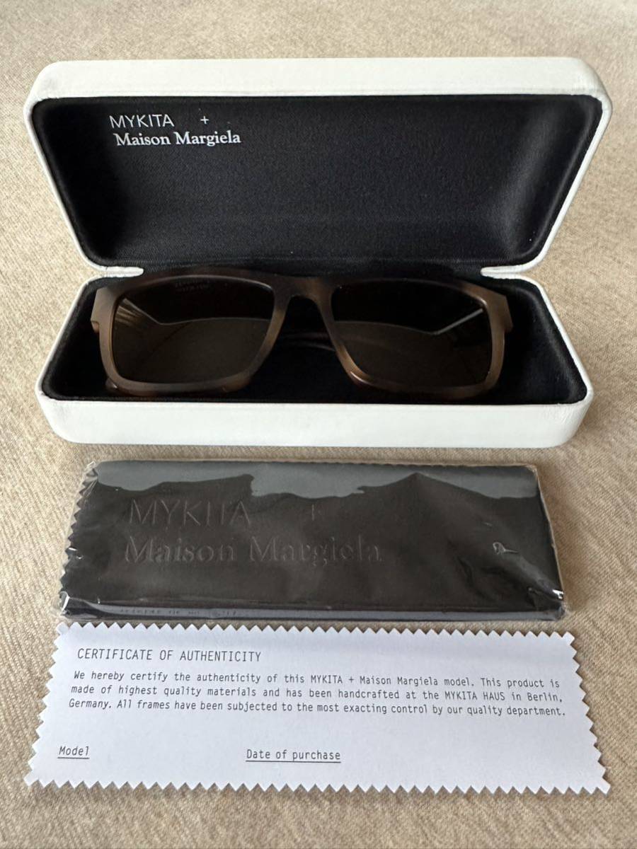 新品 Maison Margiela × MYKITA サングラス アイウェア 眼鏡 メゾンマルジェラ マイキータ メンズ ブラック ブラウン