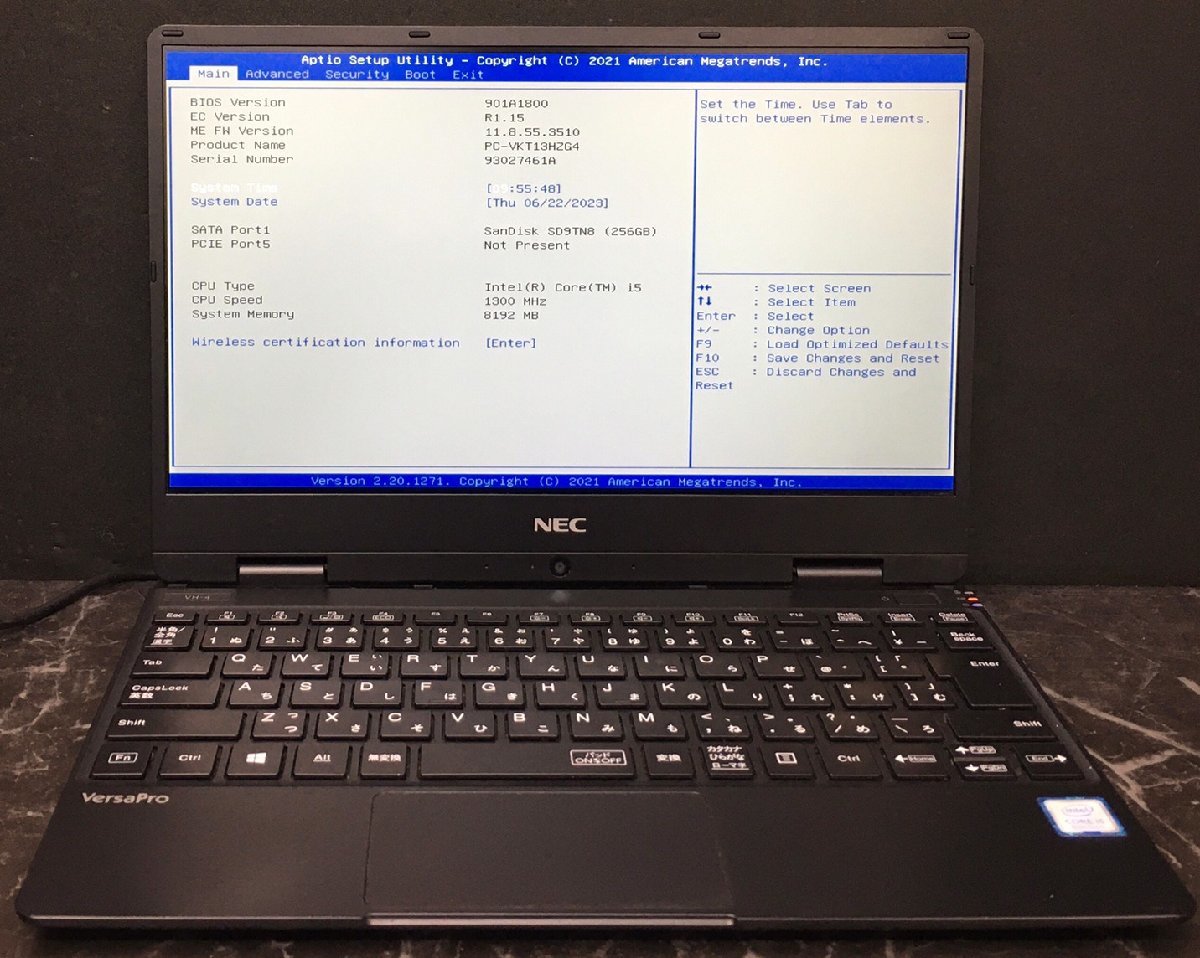 1円~ □ジャンクNEC VersaPro UltraLite タイプVH / Core i5 8200Y