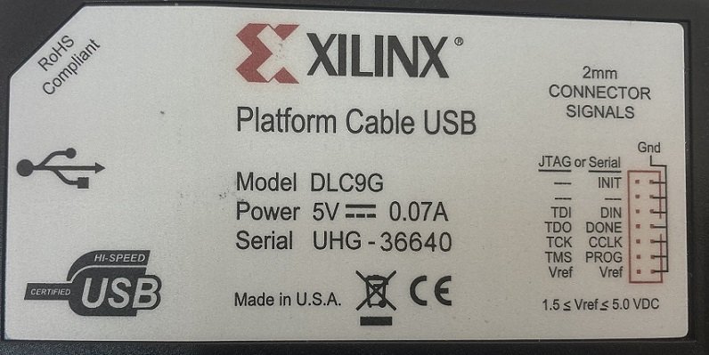 0797-O★XILINX Platform Cable USB★DLC9G★中古現状渡し★リボンケーブル欠品★の画像3