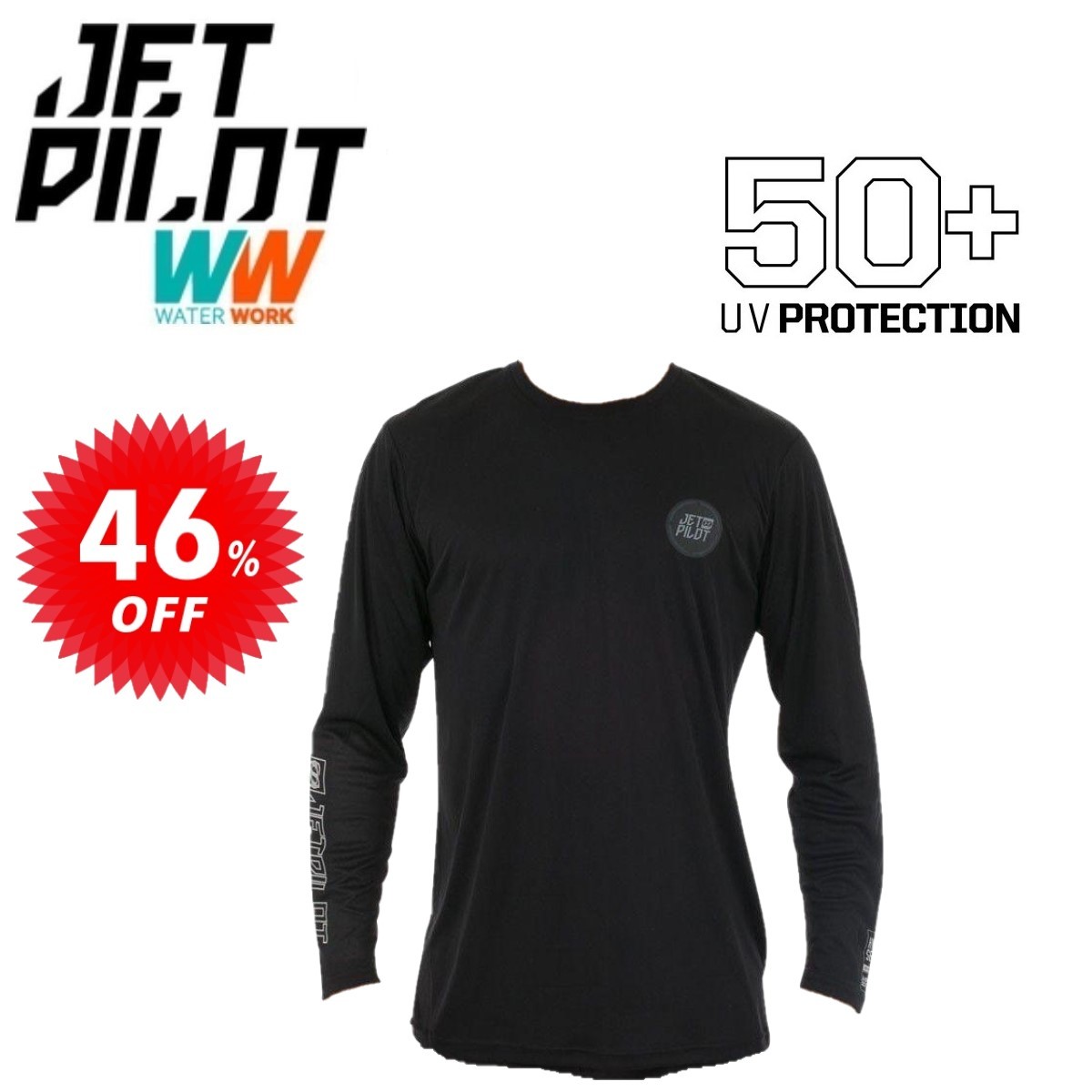  jet Pilot гидро футболка скорость . распродажа 46% off бесплатная доставка ko-p Roo z Fit L/S гидро T S черный S17611 long T