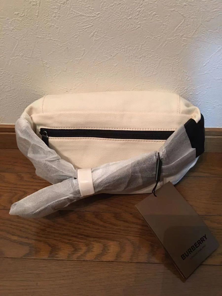 新品　BURBERRY バーバリー ロゴ プリント ウエストポーチ_画像2