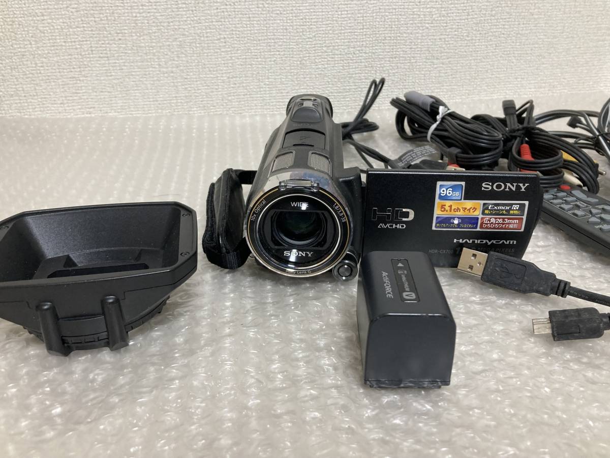 美品! 動作品 ソニー SONY HANDYCAM HDR-CX700V ハンディカム