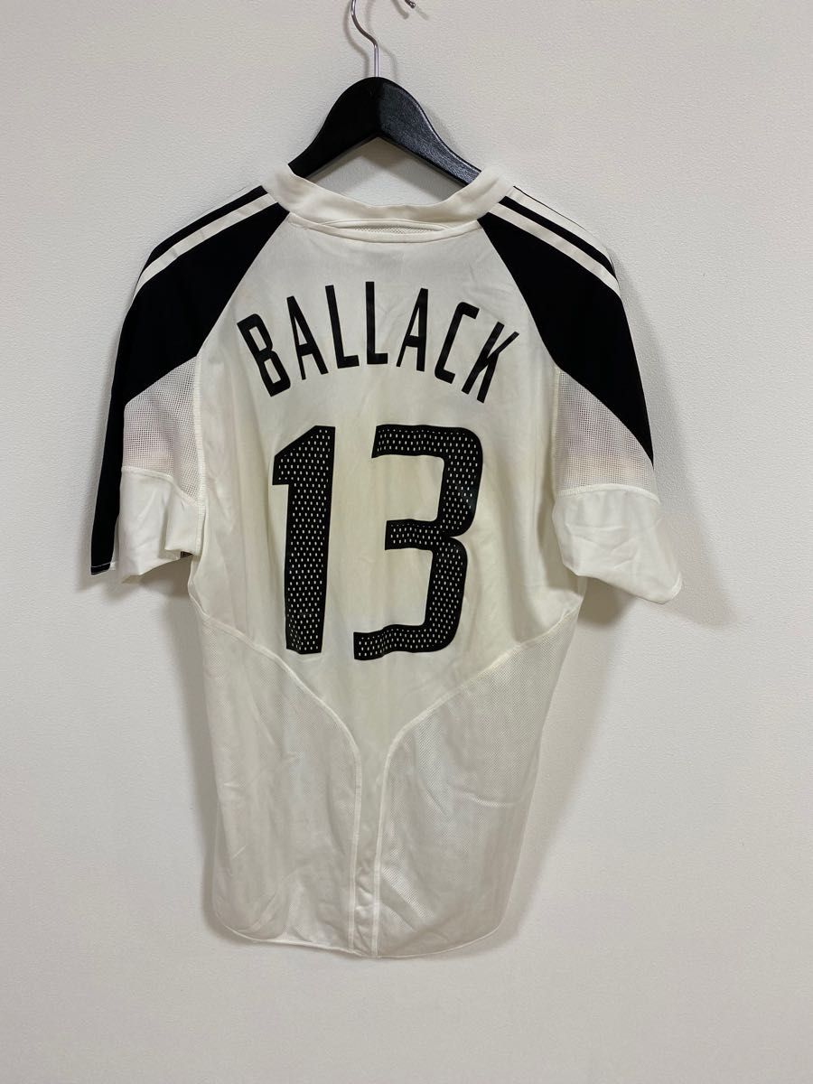 O】adidas アディダス ドイツ代表 ユニフォーム バラック 2004 O】adidas アディダス ドイツ代表 ユニフォーム バラック 2004