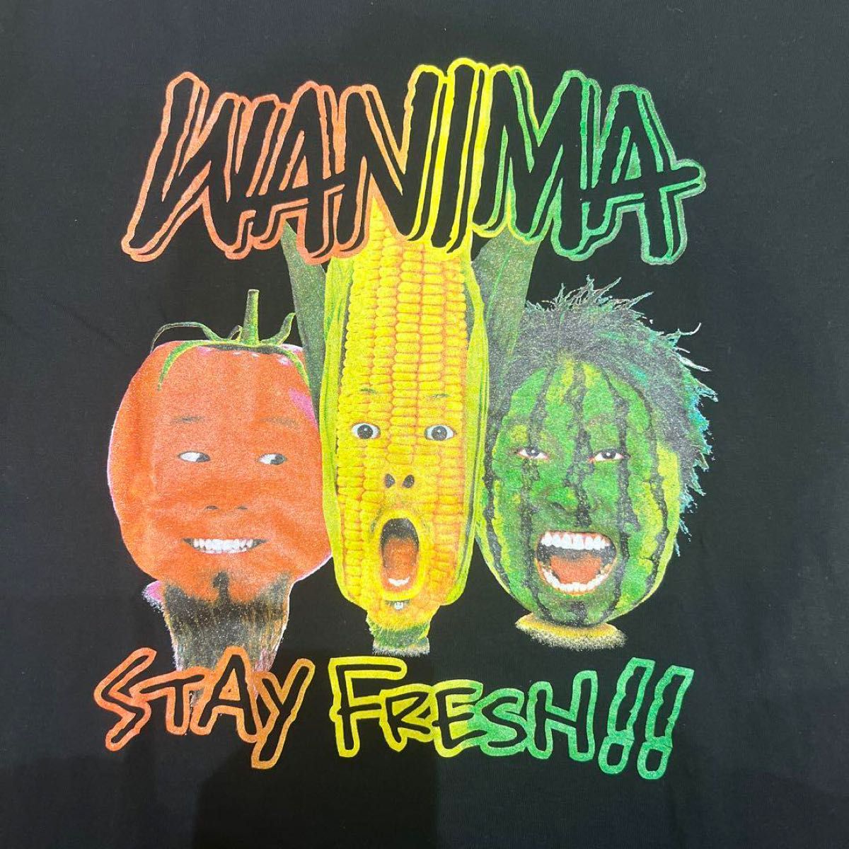 WANIMA お野菜Tシャツ2017年カラー 黒サイズM新品 未開封