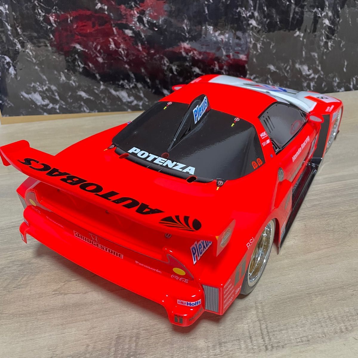 タミヤ　ホンダ nsx 1/10 ラジコンボディーrc 　ツーリング 完成品