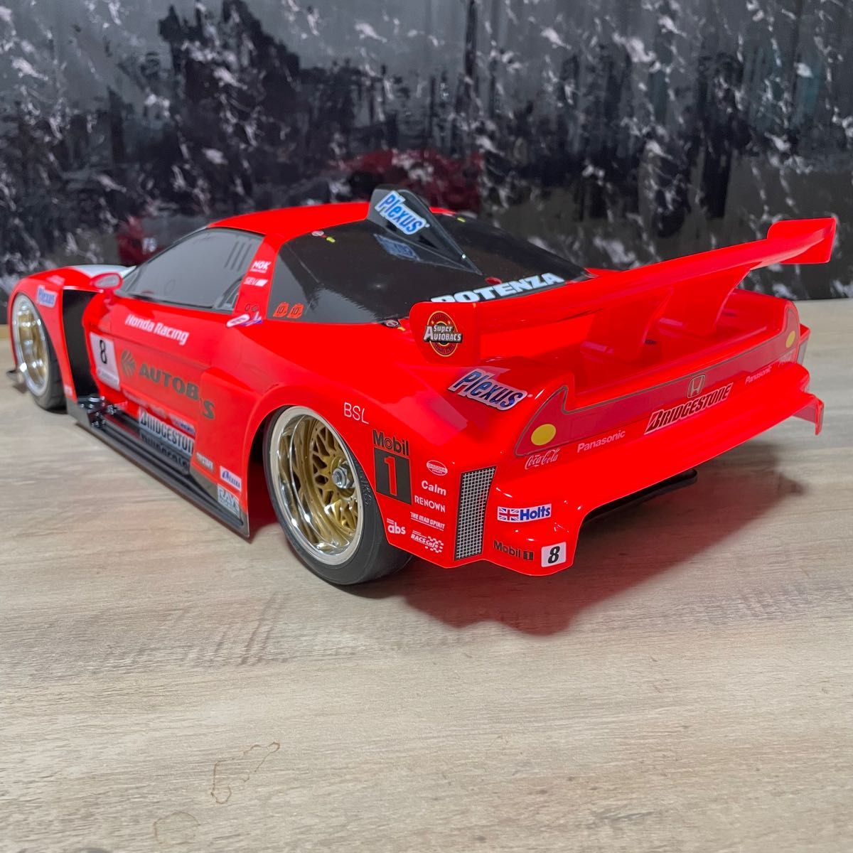 タミヤ　ホンダ nsx 1/10 ラジコンボディーrc 　ツーリング 完成品