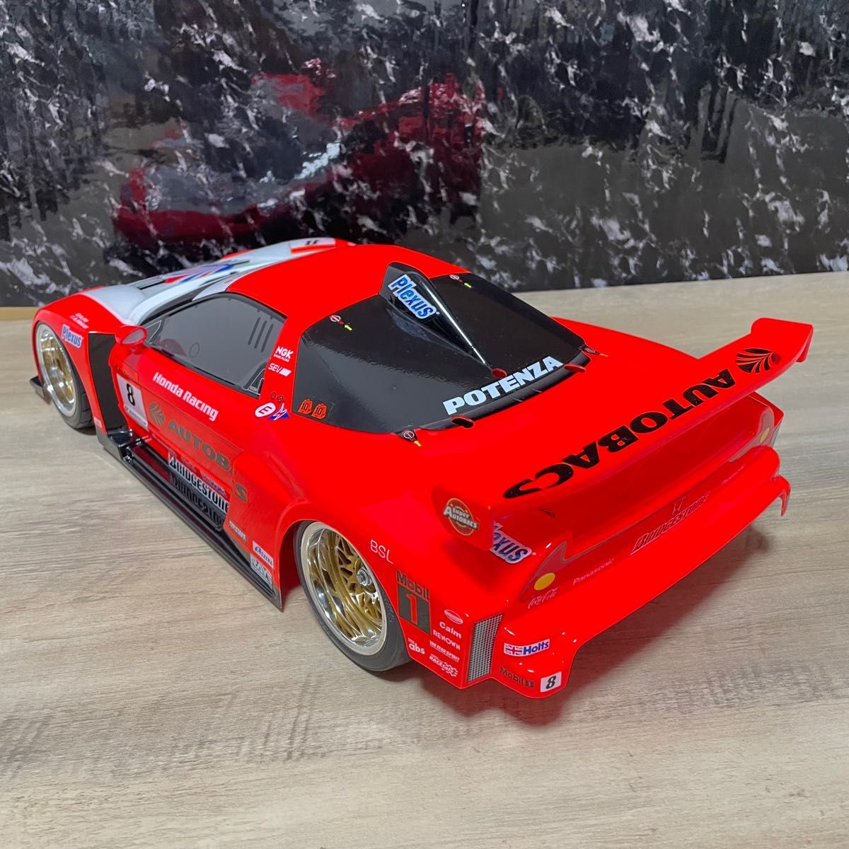 タミヤ　ホンダ nsx 1/10 ラジコンボディーrc 　ツーリング 完成品