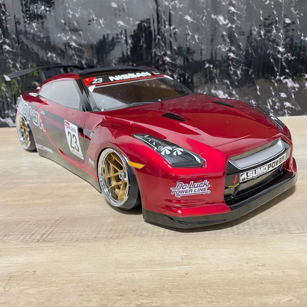 タミヤ 日産 スカイライン R35 1/10ラジコン ボディ yd-2 塗装 タミヤ 日産 スカイライン R35 1/10ラジコン ボディ yd-2 塗装