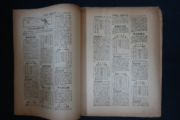 xg08/アサヒ・スポーツ 大正15年11月1日 第4巻第22号附録 最近の各種競技記録_画像3