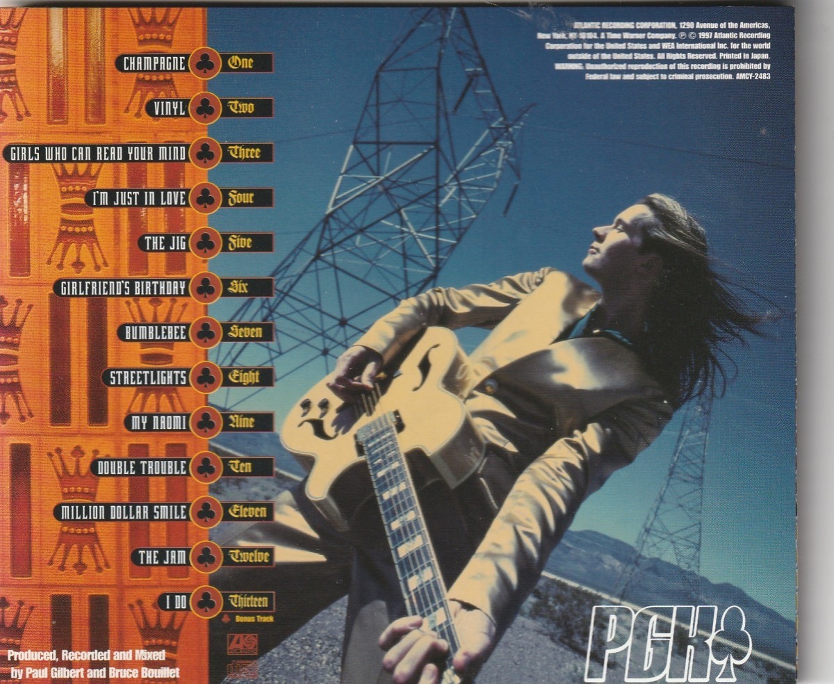 【CD】PAUL GILBERT ポール・ギルバート/KING OF CLUBS キング・オブ・クラブス ■帯付の画像3