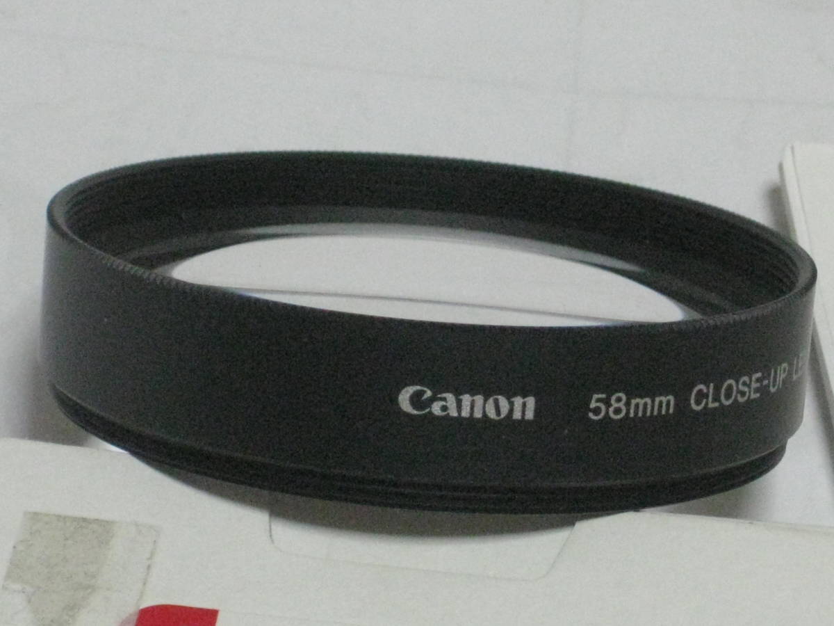 Canon 58mm CLOSE UP LENS キャノン　58mm クローズアップレンズ　250D_画像4