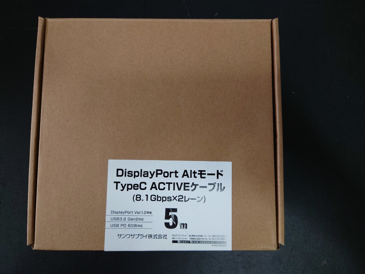 お得セット 【未使用品】サンワサプライ DisplayPortAltモード TypeC