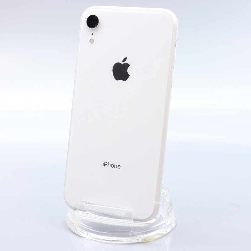 Apple iPhoneXR 128GB White A2106 MT0J2J/A バッテリ80% □au