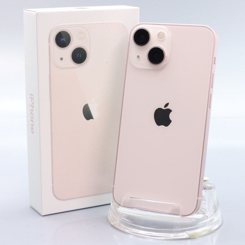 Apple iPhone13 mini 128GB Pink A2626 3J757J/A バッテリ96% ■SIMフリー★Joshin1494【開始・送料無料】