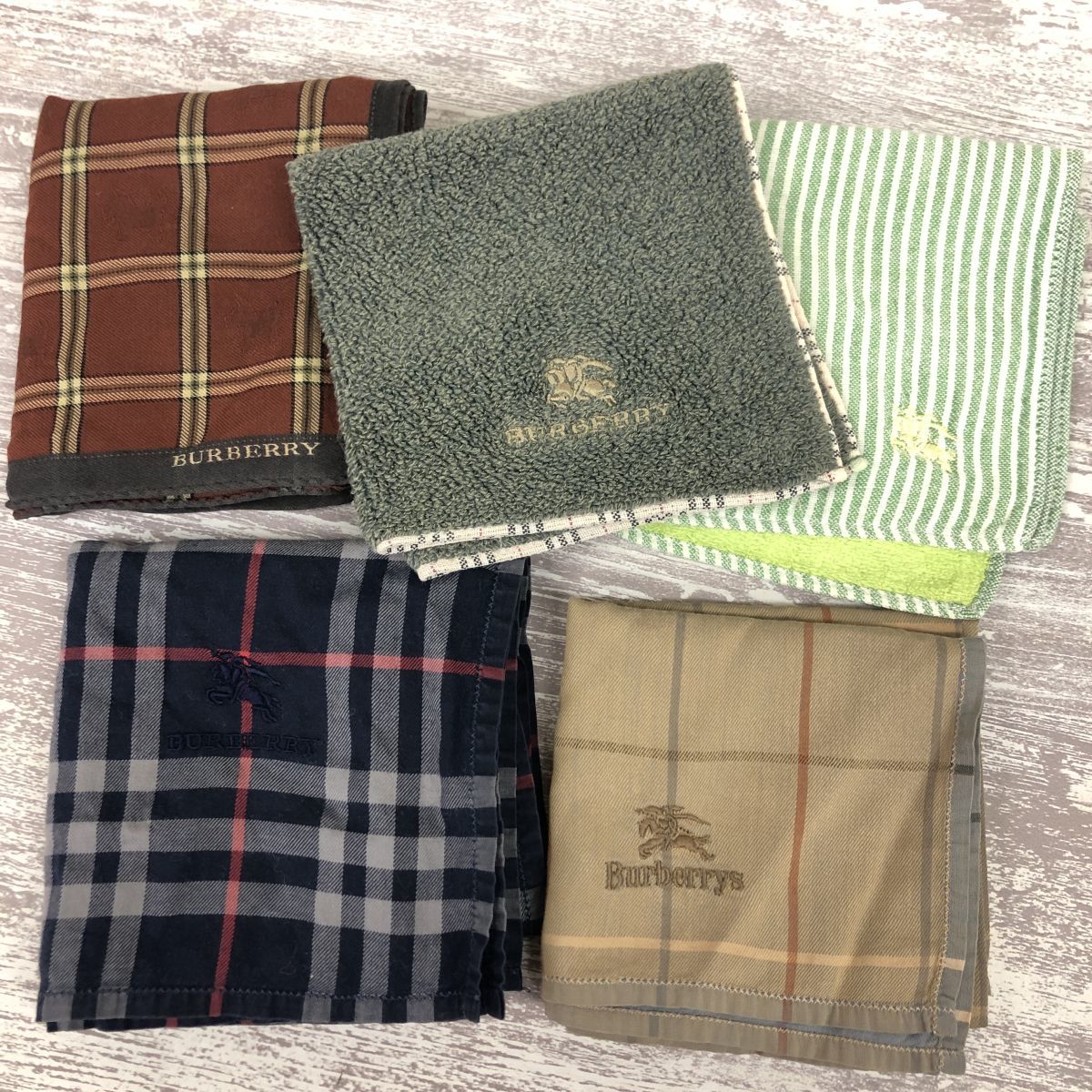 SALE開催中 BURBERRY タオルハンカチ 2枚まとめ売り sonrimexpolanco.com
