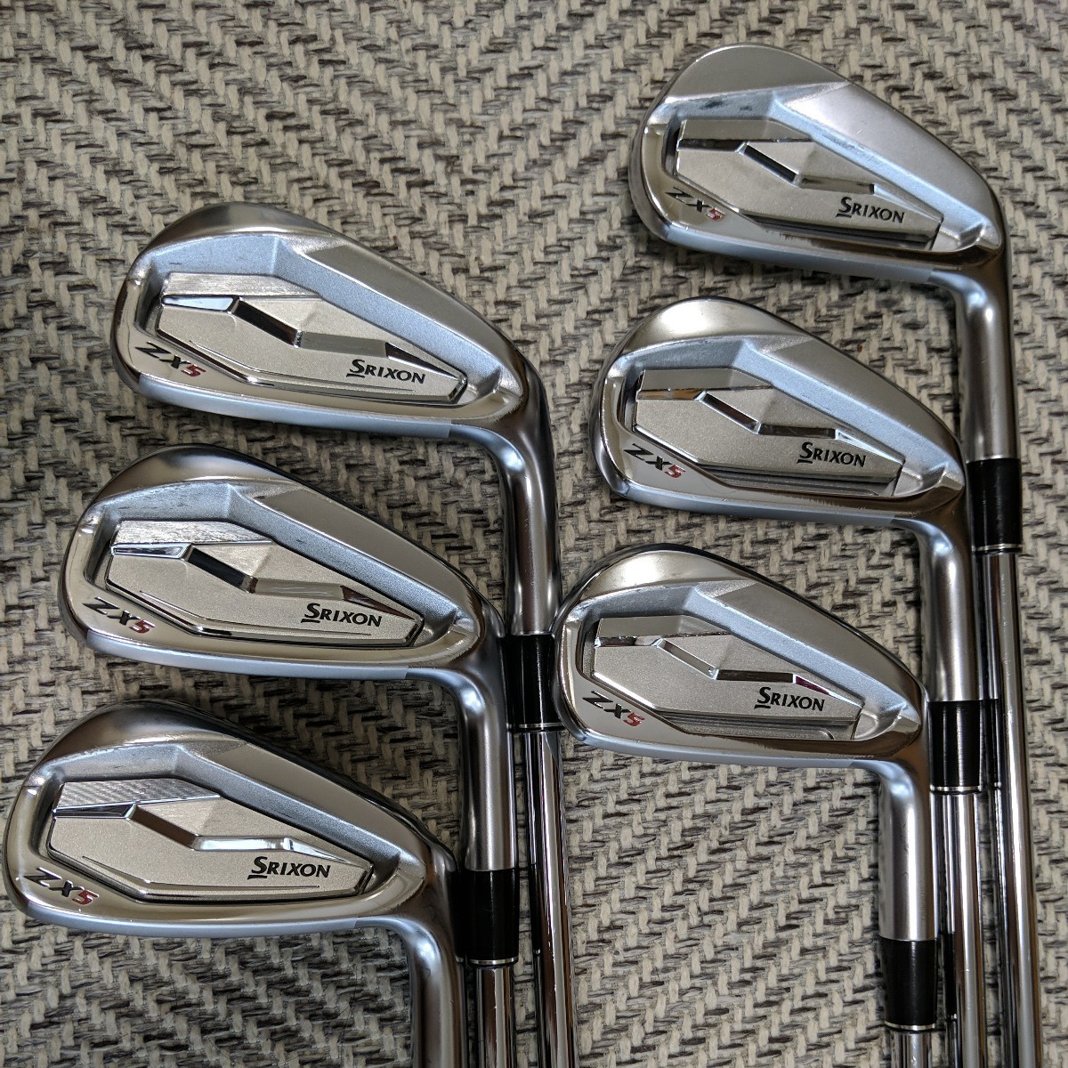 スリクソン ZX5 N.S.PRO950GH DST フレックス:S 5〜PW アイアンセット