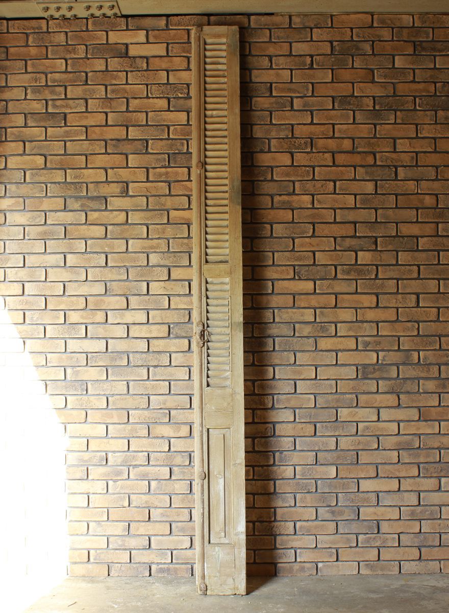ルーバードア ウッドドア 建具 扉 開き戸 ヴィンテージ アンティーク イギリス フランス レトロ ヨーロッパ ウェリントン wdw-5251_画像1