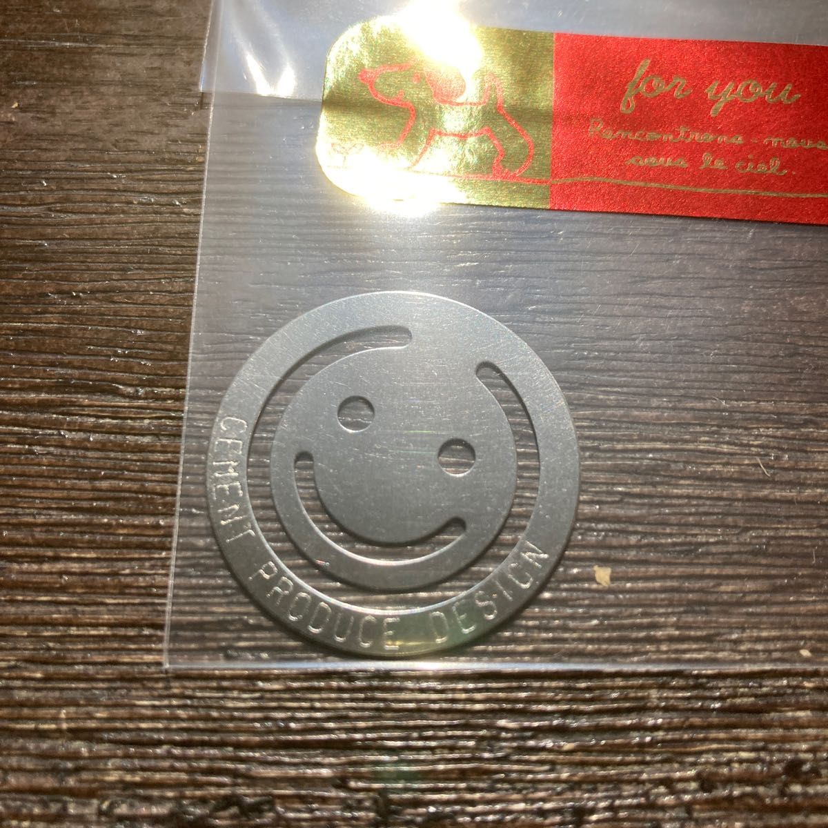 クリップ　CEMENT PRODUCE DESIGN, HAPPY FACE CLIP