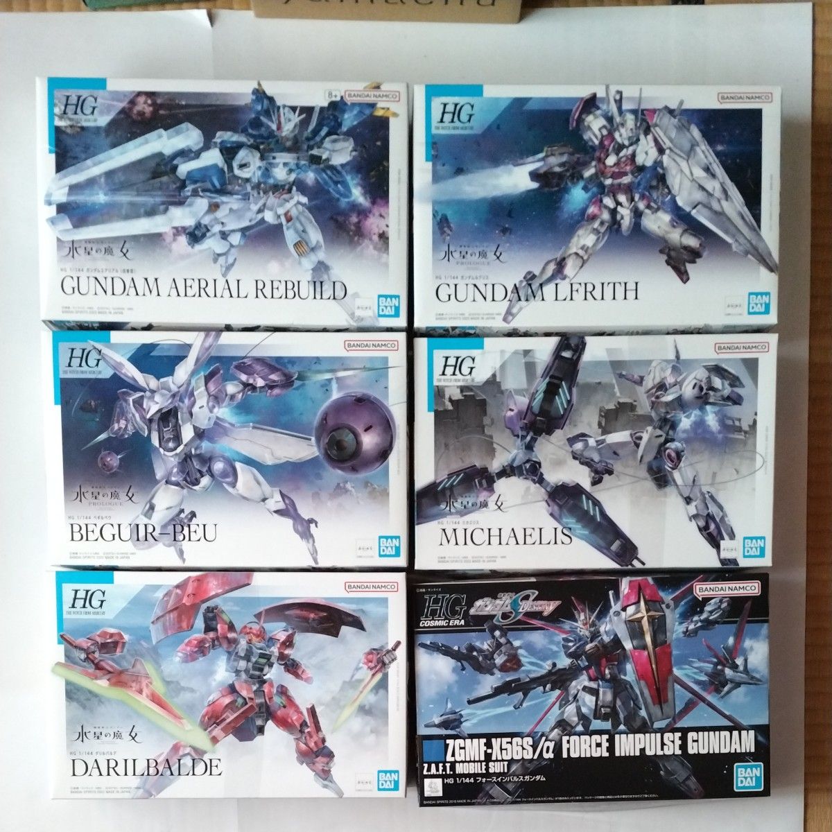 ガンプラ HG1/144( 水星の魔女5点＆S-DESTINY1点 ) 6点セット 新品 未