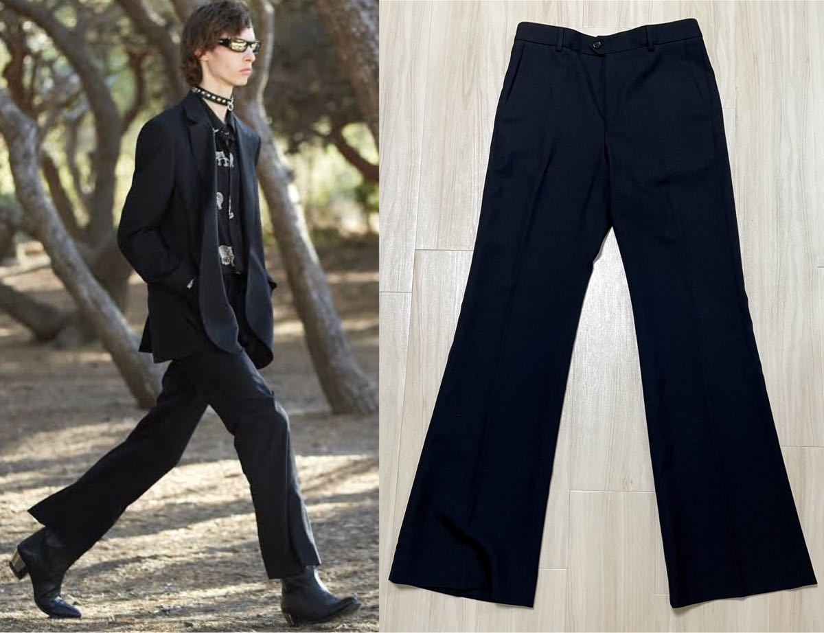 22SS Celine ブーツカット フレアパンツ 44 スラックス エディ 22SS Celine ブーツカット フレアパンツ 44 スラックス エディ