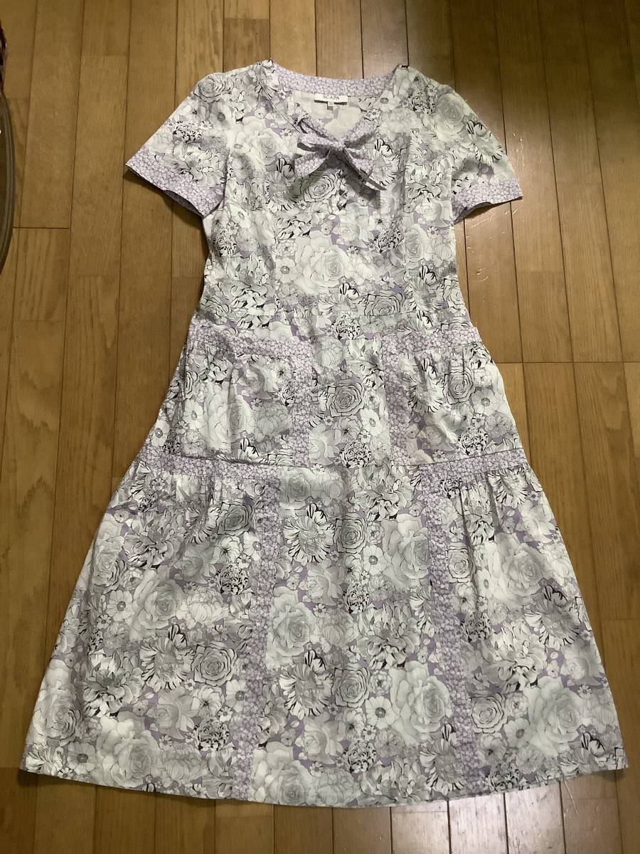 SCAPA スキャパ リバティ リバティプリント ワンピース ペチコート付き