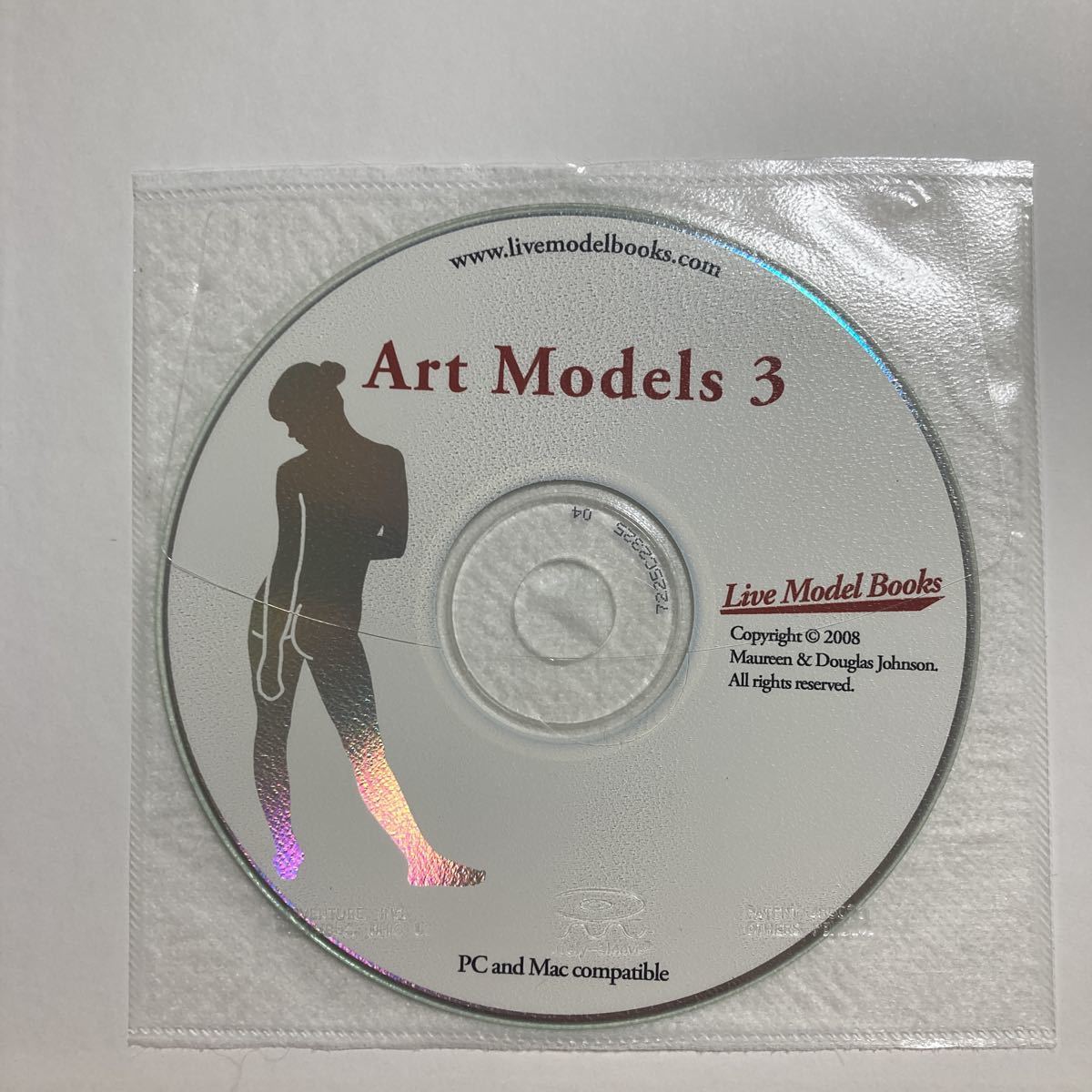 ART MODELS 3 LIFE NUDE PHOTOS FOR THE VISUAL ARTS CD-ROM付属 技術書 裸婦画 スケッチ デッサン ヌードモデル ハードカバー 洋書_画像3