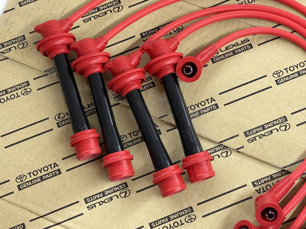 * new goods TOYOTA Toyota original TRD plug cord set Levin Trueno AE86 4AG TRD original Toyota Racing Development