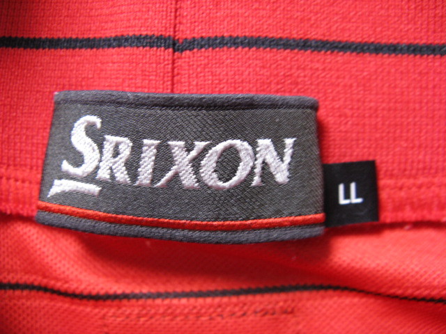 SRIXON スリクソン プロモデル ハイネック長袖シャツ LLサイズ XL 赤黒 _画像6