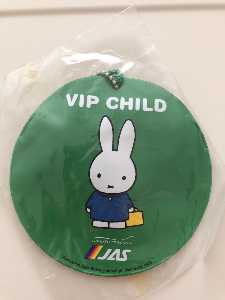 【レア！JASグッズ】非売品/日本エアシステム/JAS VIP CHILD用　目印ストラップ　飛行機グッズ