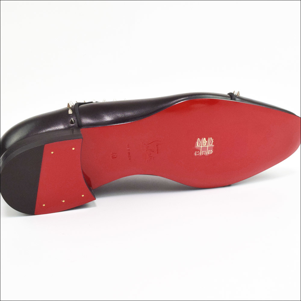 未使用 Christian Louboutin クリスチャン ルブタン ETON FLAT CALF/GG
