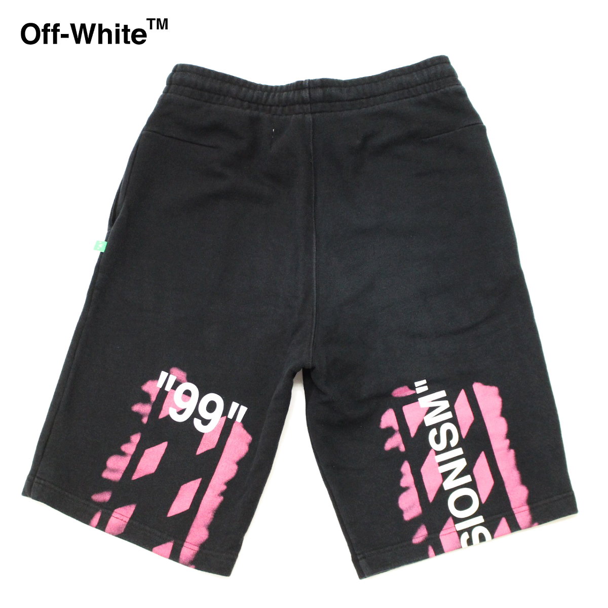 送料無料 OFF WHITE オフホワイト 中古本物 OMCI006R19003015 ショート