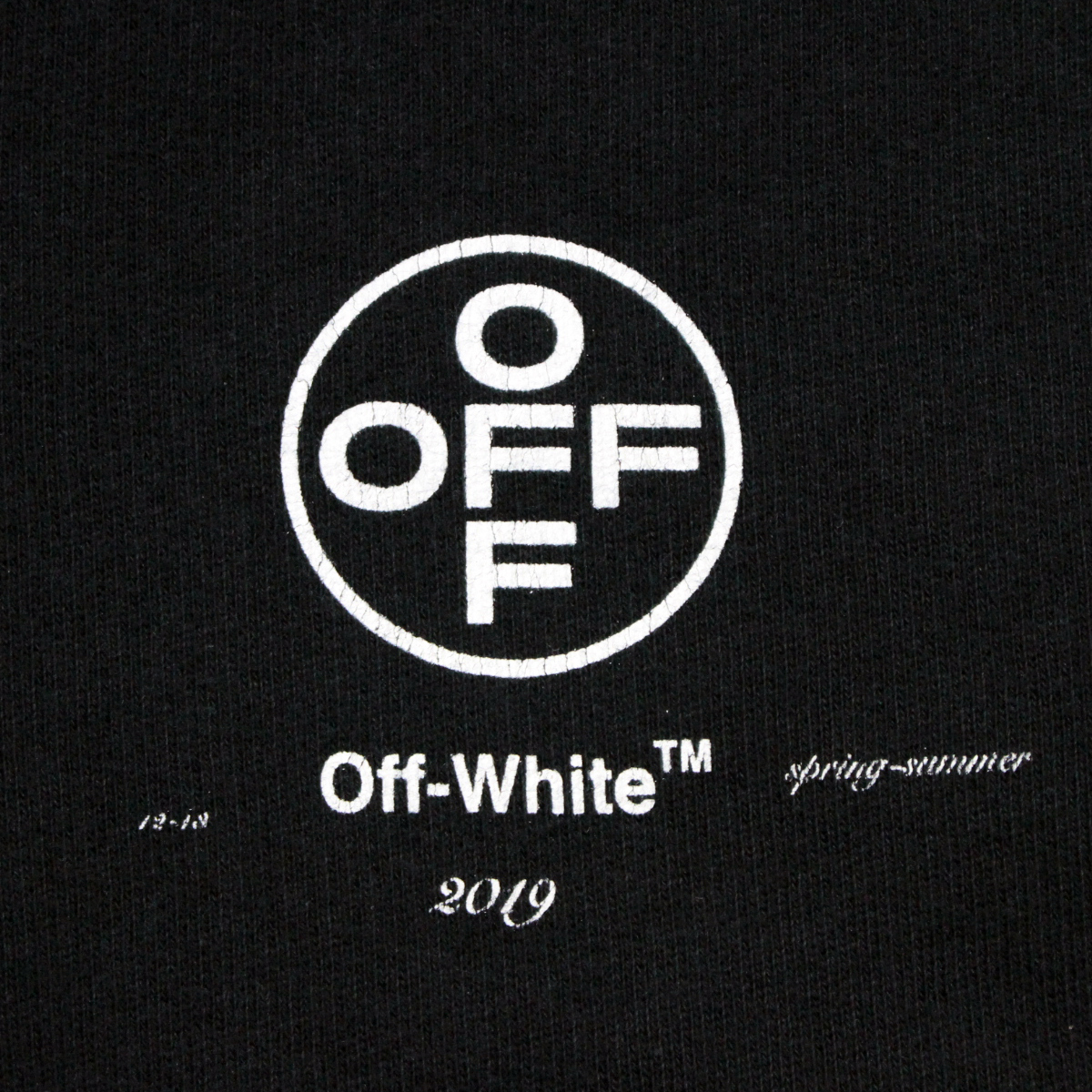 送料無料 OFF WHITE オフホワイト 中古本物 OMCI006R19003015 ショートパンツ ブラック size S