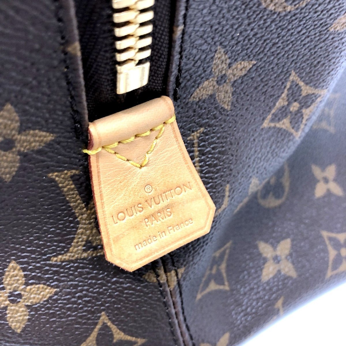 LOUIS VUITTON ルイヴィトン 【4899D】 ウィークエンダーMM M40476 モノグラム ブラウン ゴールド金具 ボストンバッグ_画像5