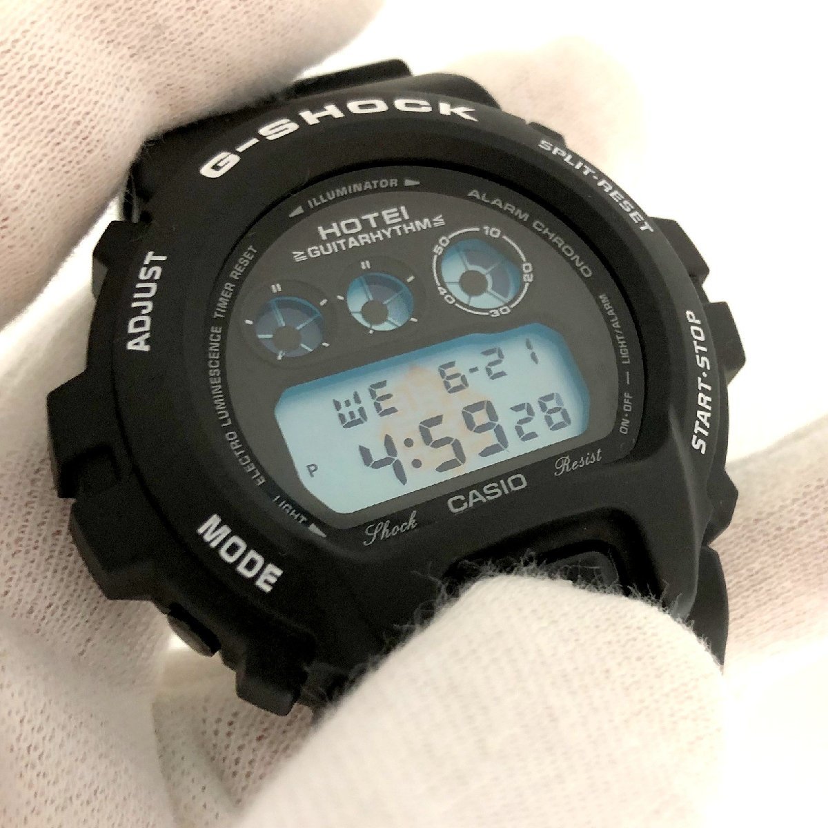 極美品 G-SHOCK ジーショック CASIO カシオ 腕時計 DW-6900TH-1JR 布袋寅泰 30周年記念 30th コラボ ギタリズムモデル【IT4HR6SQ579Y】_画像5