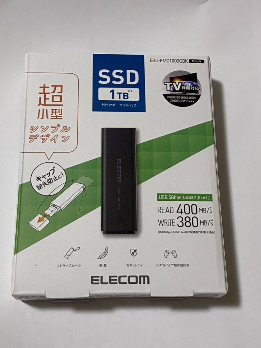 新品・未開封】エレコム 外付け ポータブル SSD 1TB USB3.2 | www