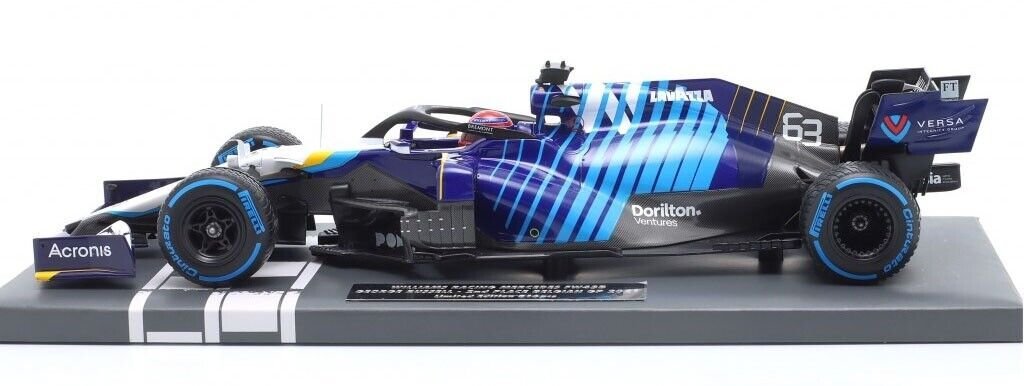 Minichamps 1/18 2021年ベルギーGP 第２位 ウィリアムズ WILLIAMS - F1 FW43B MERCEDES M12 EQ POWER+ TEAM WILLIAMS RACING GEORGE RUSSELの画像3