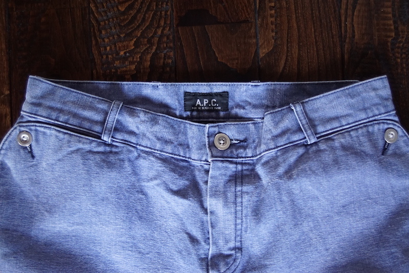 A.P.C.デニム素材2waysハーフパンツ。ロールアップ_画像7