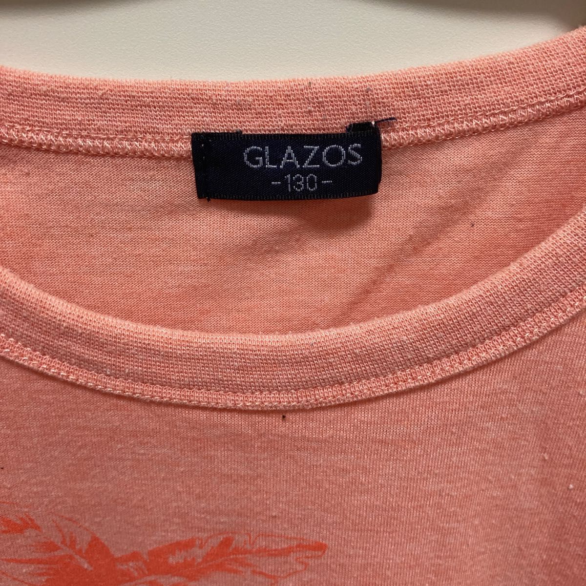 GLAZOS グラゾス  子供服 オレンジ  半袖Tシャツ 130